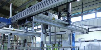 Low maintenance gantry system improves consistency and quality of a multi-station chemical finishing dipping plant